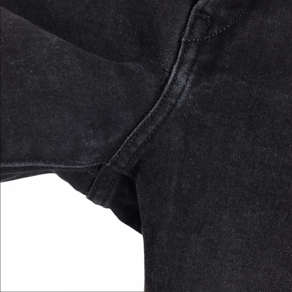 LEVI’S Jeans Mid Rise Skinny Slim Faded Black Wash Stretch Denim Plus Size 14 - Picture 10 of 13